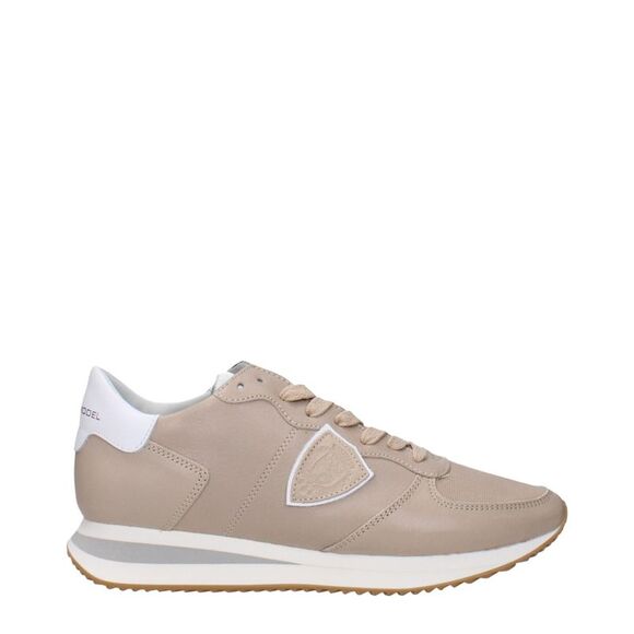 Philippe Model Paris Sneakers LaceUp Women Beige Nan